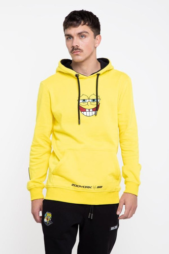 Poleron Hombre Zoo York Bob Esponja Amarillo