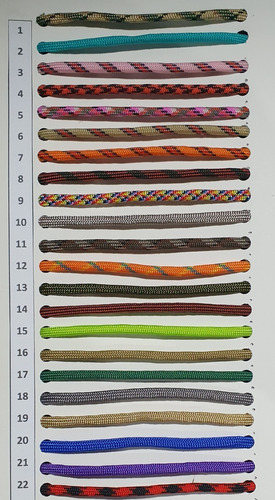 Cordones Paracord 550 - Por Metro  -  4mm - 7 Hilos Internos