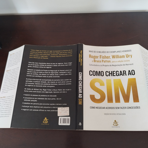 Livro Como Chegar Ao Sim. - Livro Praticamente Novo. - Sem Grifos Ou Rasuras. - Lido Apenas Por Mim! (Usado)