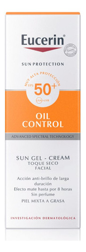 Eucerin Protector Solar, Toque Seco Anti-brillo, Piel Grasa