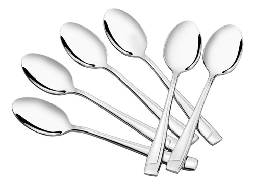 Cucharas De Espresso Anbers Demitasse De Acero Inoxidable, 5