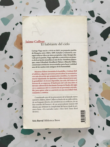 El Habitante Del Cielo / Jaime Collyer (Usado)