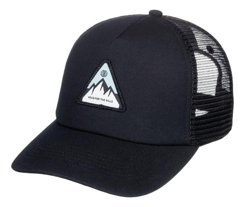 Element Hills Trucker Gorra Snapback Hombre, Flint Black