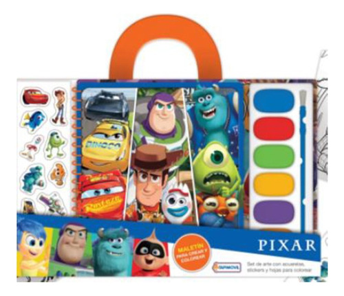 Pixar Maletin Para Crear Y Colorear Tapimovil Dpx01113