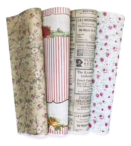 Papel Com Estampa Coleção Country Ref C49