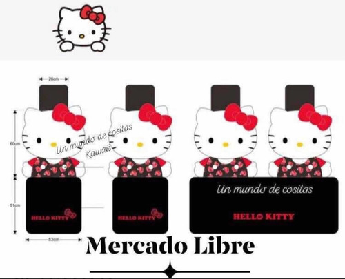 Hello Kitty Sanrio Cubre Asientos