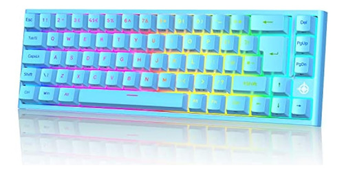 60% Teclado Para Juegos, Mini Teclado Mecánico Ultracompacto