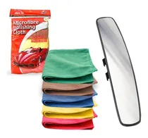Comprar Espejo Panoramico 17puLG Negro + 5 Paños De Microfibra