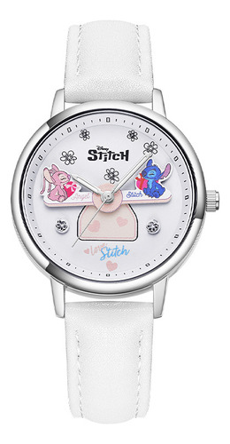 Sanrio Reloj Stitch Seesaw - Bonito Reloj De Cuarzo