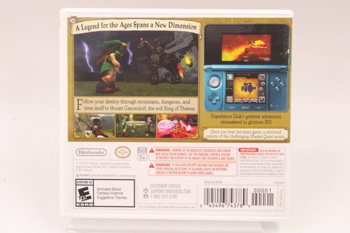 Jogo 3ds - The Legend Of Zelda Ocarina Of Time (1) (Usado)