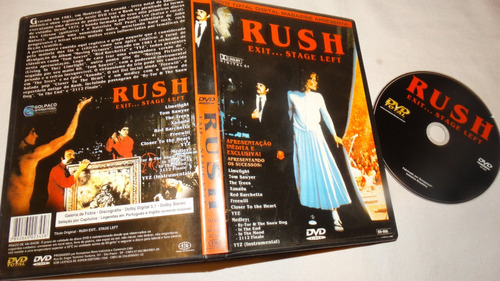 Rush Dvd - Exit...stage Left (dvd Total Brasil) 