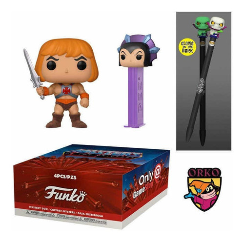 Master Of The Universe He Man Flocked Funko Pop Exclusivo