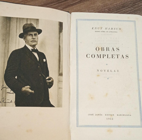 Obras Completas - Primera Edición - Knut Hamsun