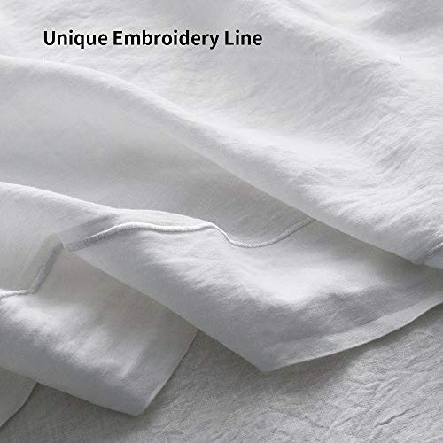 Pack De 2 Fundas De Almohada King Linens, 100% Lino Francés,
