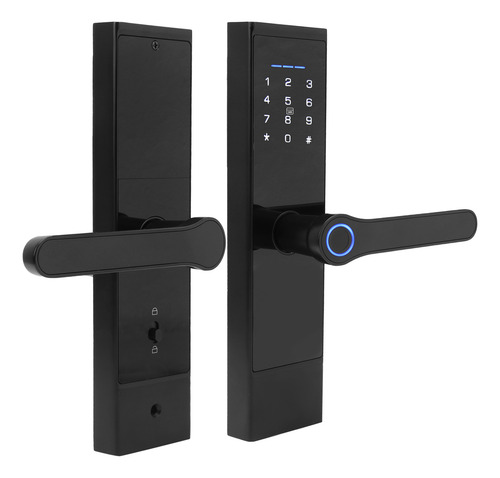 Cerradura De Puerta Inteligente Wifi Antirrobo Para Hogar, H