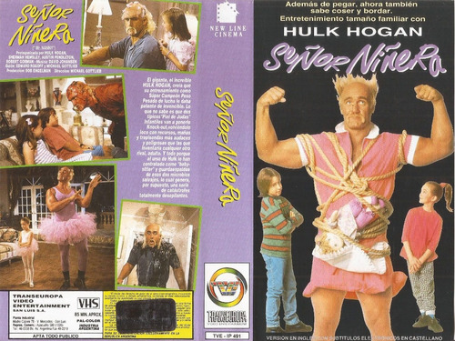 Señor Niñera Vhs Hulk Hogan Mr. Nanny