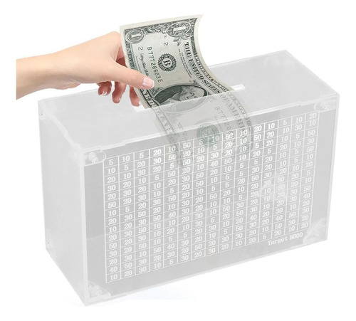 Caja De Ahorro De Dinero Transparente Caja De Ahorro De Dine