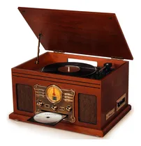 Comprar Tocadiscos Bluetooth 10 En 1 Con Altavoces Y Radio Fm