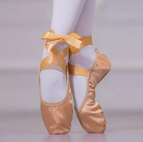 Zapatillas Ballet Doradas MercadoLibre 📦
