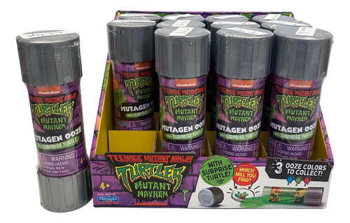 Tortugas Ninja Tubo Slime + Figura Sorpresa Mutagen Ooze Ed