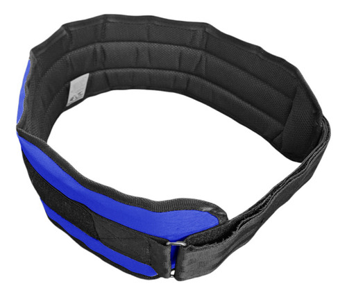 Faja Gym Soporte Lumbar Crossfit/ Pesas Ajustable Azul