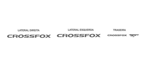 Faixa Lateral Adesivo Crossfox 2015 2016 2017 + Brinde