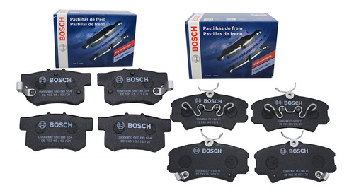 Kit Pastilha Freio Dianteira E Traseira New Civic 2008 Bosch