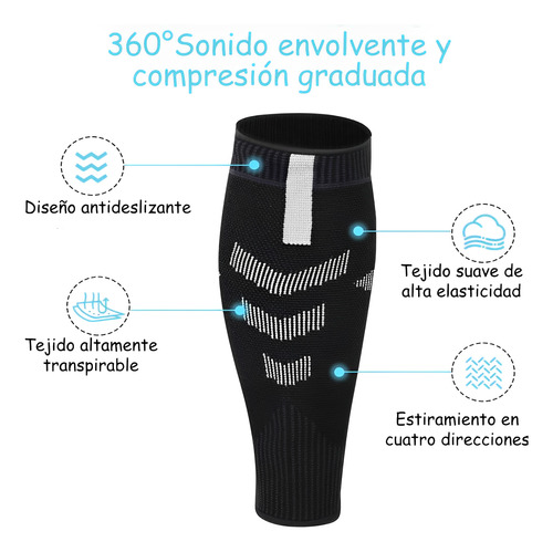 X2 Pantorrillera De Compresión Deportiva Pantorrilla Elastic