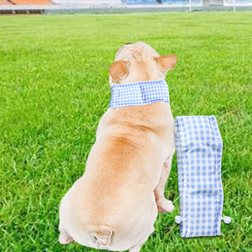 Pañuelo Para Perro, Ropa Transpirable, Ligera, Azul Y S