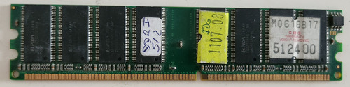 Memoria 512mb Ddr 400mhz Pc3200 (Usado)