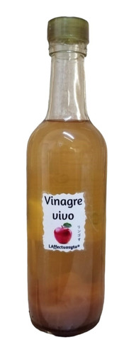 Vinagre Vivo De Manzana Artesanal Sin Filtrar, Laffectuosyta