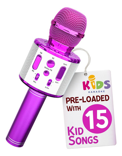 Move2play, Micrófono De Karaoke Para Niños | Incluye Bluetoo