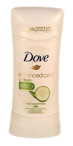 Desodorante Dove Dama Fresh Cool Esentials 74 Gr