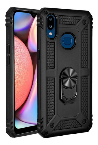 Imagen 1 de 7 de Funda Anillo Magnetica Case Uso Rudo Modelos Samsung Galaxy