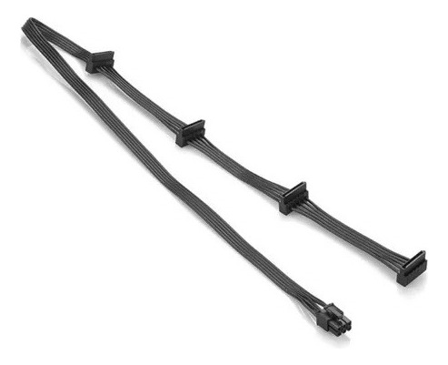 Cable Alimentación 6 Pin A 4 Sata Para Fuentes Certificadas 