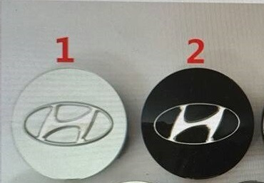 Imagen 2 de 5 de Emblema Tapa Aro Hyundai Nuevas !