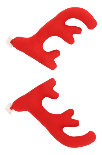 Decoraciones Navideñas Para Cuernos De Reno De Coche, 2 Cuer