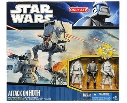 Star Wars 2010 Exclusive Deluxe Ataque Batalla Pack En Hoth 