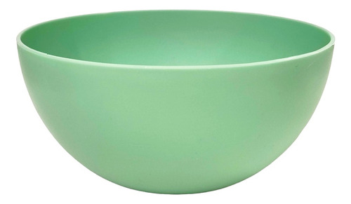 Bowl Plástico Ensalada Cereal Carol Soft 11cm X6 Unidades Color Verde