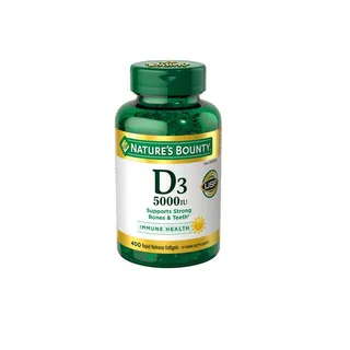 Vitamina D3 5000 Ui Iu 400 Capsulas Blandas Nature's Bounty