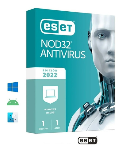 Eset® Nod32 Antivirus - 1 Pc - 1 Año Evita Llenarte De Virus