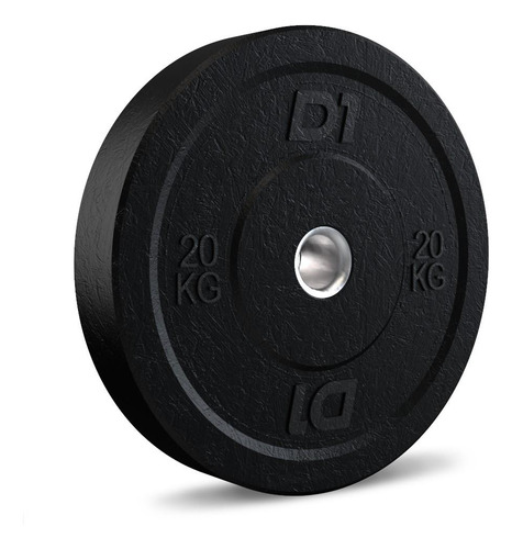 Anilha Bumper Hi Temp All Black 20kg Musculação Academia
