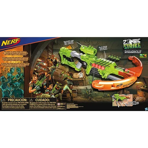 Ballesta de nerf zombie sales