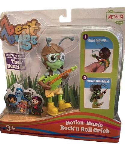 Beat Bugs Rock N Roll Crick Motion Mania Figura