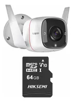 Comprar Tp-link Cámara De Seguridad Tapo-c320ws-plus-64 Con Microsd 64gb Grabación De Vídeo 2k Wifi Audio Bidireccional Control Por Voz Compatible Con Asistente De Google Y Amazon Alexa C320ws Visión Nocturna