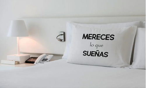 Fundas Almohadas De Cama Con Frases Estampas