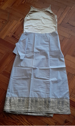 Pollera Portafolio Gris Kosiuko Impecable