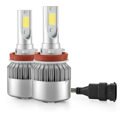 Imagen 3 de 5 de Pack X2 Luces Led H8 H9 H11 Ampolletas Led Auto Luz Led 36w