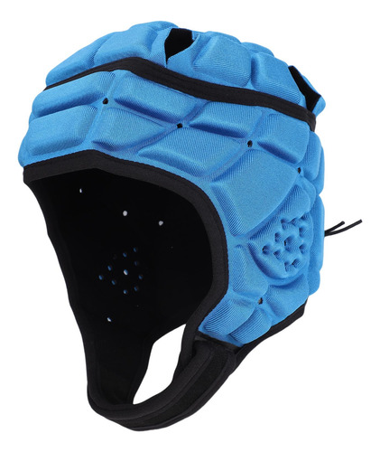 Casco Acolchado Con Forma De S Azul Para Jóvenes, Esponja Ev