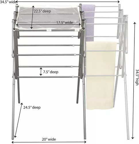 Tendedero Extensible Plegable Para Interiores Expandible